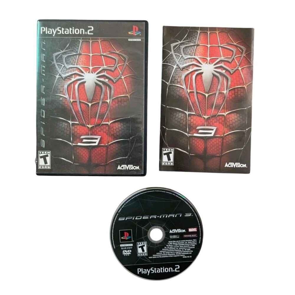 Spider-Man 3 (Sony PlayStation 2) PS2 Complete CIB Retro Gamer
